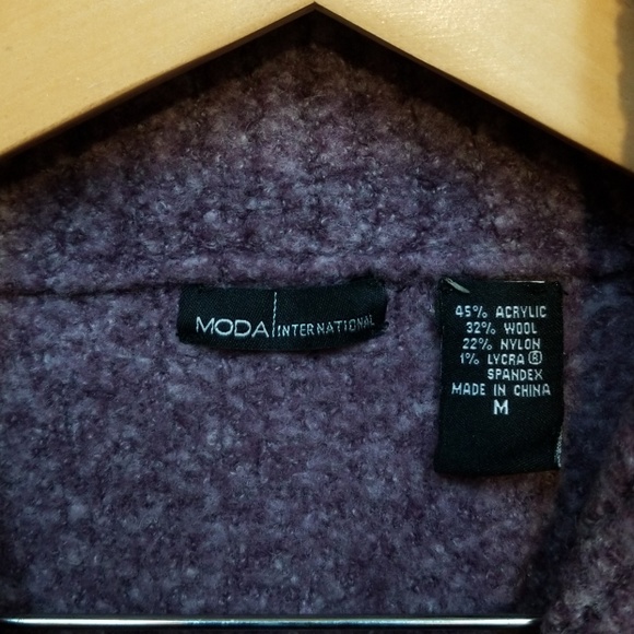 Moda International Heavyweight Wool Blend Sweater - Picture 2 of 4